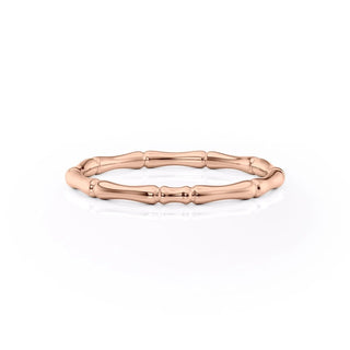 Classic plain wedding band with polished finish – timeless unisex design