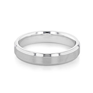 Brushed Finish Classic Men's Wedding Band - violetjewels