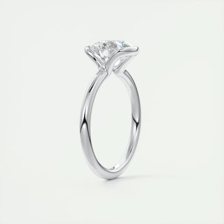 2ct Round Cut F- VS1 Diamond Solitaire Setting Engagement Ring - violetjewels