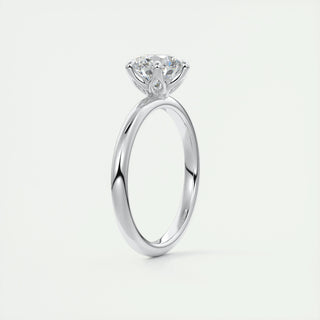1.50 CT-3.50 CT Round F- VS1 Diamond Solitaire Engagement Ring - violetjewels