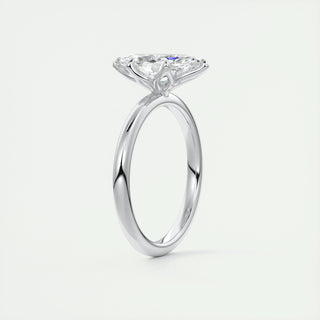 1.98 CT Marquise Cut Solitaire Moissanite Engagement Ring - violetjewels