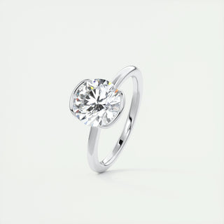 2ct Round Cut F- VS1 Diamond Solitaire Setting Engagement Ring - violetjewels
