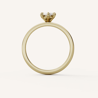 1.0 CT - 3.0 CT Marquise Solitaire Engagement Ring