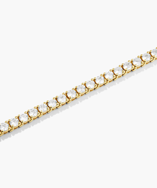 Round Cut Lab Grown Diamond Tennis Bracelet