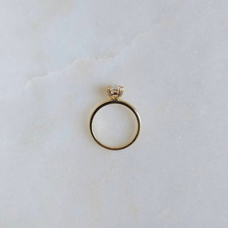 1.50 CT  Elongated Cushion Cut Solitaire Moissanite Engagement Ring