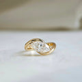2.0 CT Marquise Cut Unique Solitaire Moissanite Engagement Ring