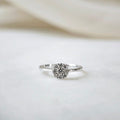 0.15 CT Round Solitaire Moissanite Engagement Rin