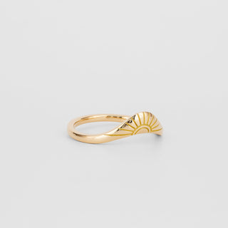 Plain Curved Wedding Band