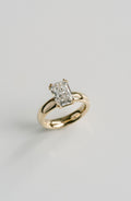1.0 - 3.0 CT Radiant Lab Grown Diamond Solitaire Engagement Ring