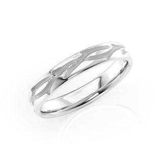 Plain classic wedding band for men – sleek and timeless masculine design