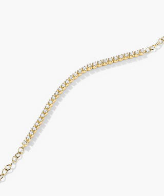 Round Cut Lab Grown Diamond Tennis Bracelet