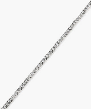Round Lab Grown Diamond Tennis Bracelet