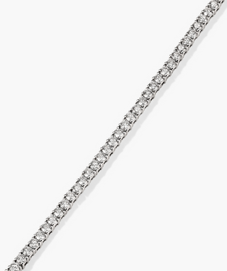 Round Cut Lab Grown Diamond Tennis Bracelet