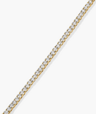 Round Lab Grown Diamond Tennis Bracelet