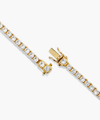 Round Cut Lab Grown Diamond Tennis Bracelet