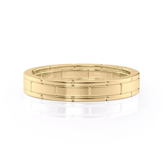 Plain classic wedding band for men – sleek and timeless masculine design