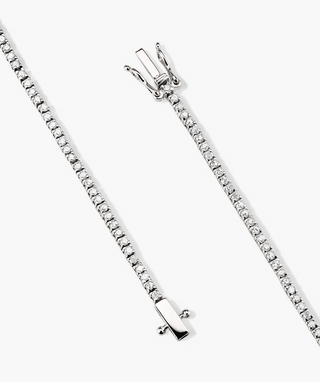 Round Lab Grown Diamond Tennis Bracelet