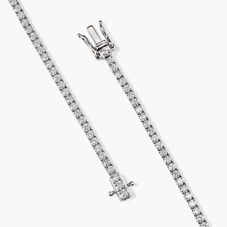 Round Lab Grown Diamond Tennis Bracelet