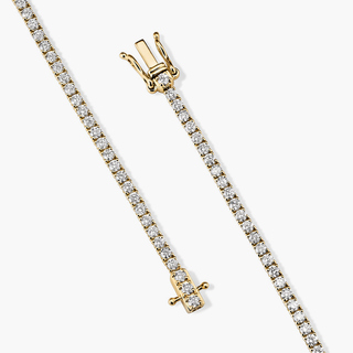Round Cut  Lab Grown Diamond Tennis Bracelet