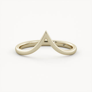 Plain Band Curved Wedding Band