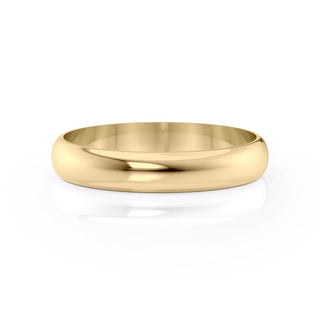 Plain classic wedding band for men – sleek and timeless masculine design