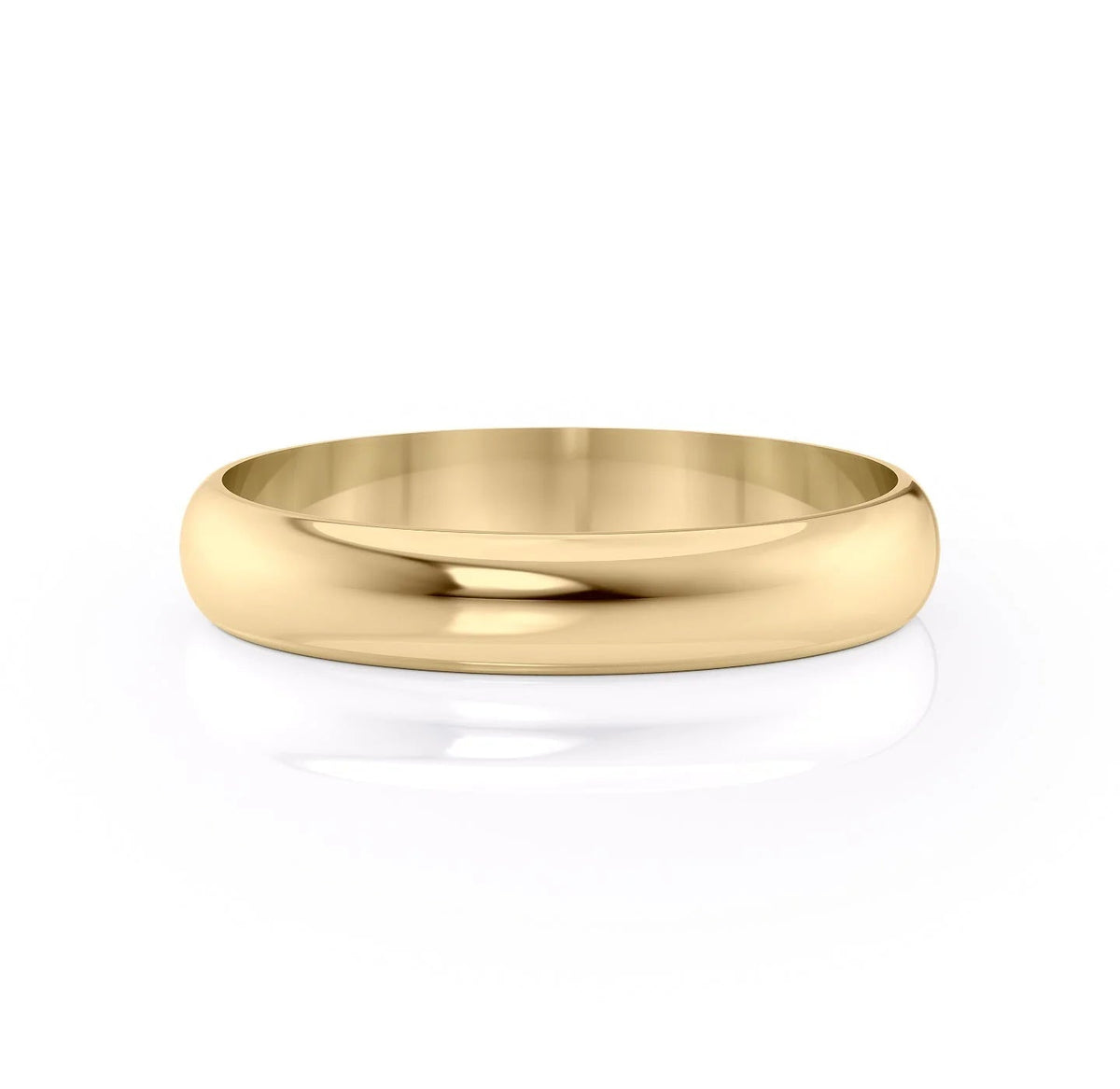 Plain classic wedding band for men – sleek and timeless masculine design