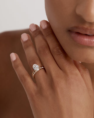 0.60 TCW Round EF-VVS Diamond Half Infinity Wedding Band