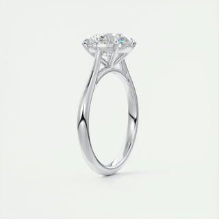 2ct Round F- VS1 Diamond Solitaire Engagement Ring - violetjewels