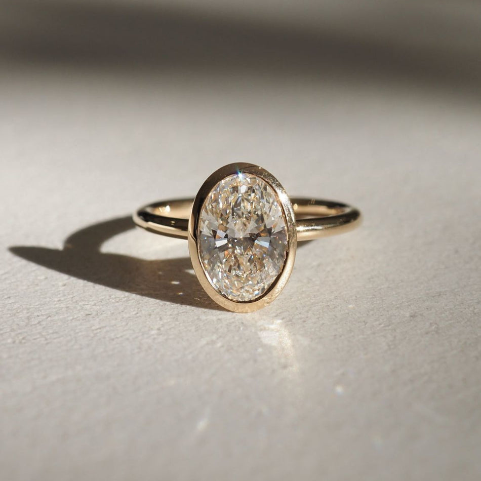 Lab Grown Diamond Engagement Ring – violetjewels