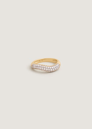 0.50 TCW Round Diamond Unique Wedding Band
