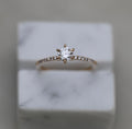 0.50 CT Round Solitaire CVD E/VS1 Diamond Engagement Ring - violetjewels
