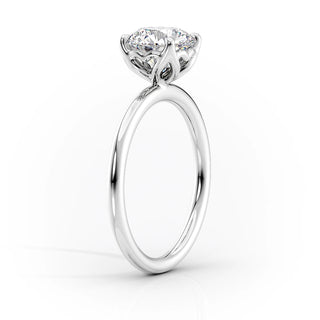 2.0 CT Round F/VS1 CVD Diamond Solitaire Engagement Ring - violetjewels