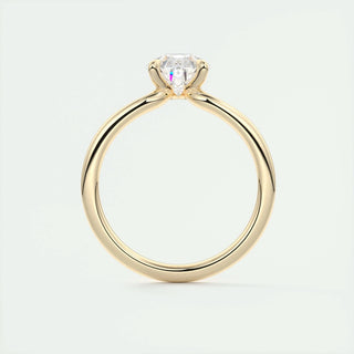 2ct Pear Shaped Diamond Solitaire Engagement Ring With F- VS1 Clarity - violetjewels