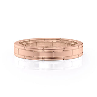 Plain classic wedding band for men – sleek and timeless masculine design