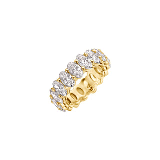 3.0 TCW Oval Diamond Eternity Wedding Band