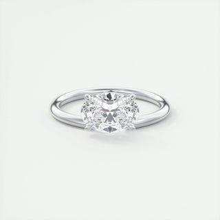 1.5ct Oval F- VS1 Diamond Solitaire Engagement Ring - violetjewels