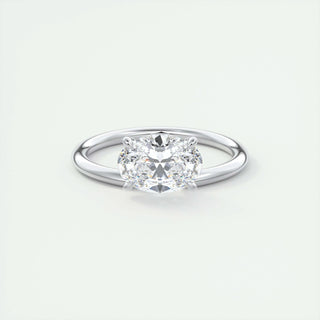 1.91 CT Oval Cut Solitaire Moissanite Engagement Ring - violetjewels