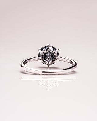 1.60 CT Round Cut Solitaire Moissanite Engagement Ring - violetjewels