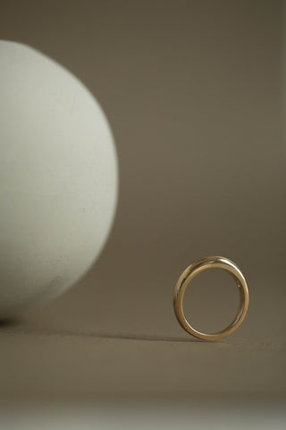 Plain Petite Dome Wedding Band