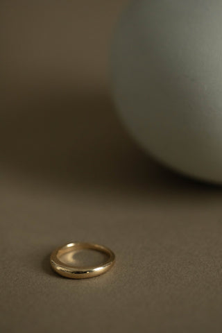 Plain Petite Dome Wedding Band