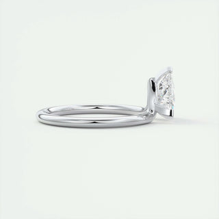 1.5ct Trillion Cut F- VS1 Diamond Solitaire Setting Engagement Ring - violetjewels