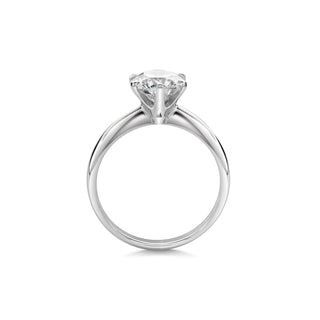 1.5 ct Round F- VS1 Diamond Moissanite Engagement Ring