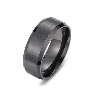 Satin Finish Classic Wedding Band For Men - violetjewels