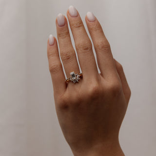 0.40 TCW Round, Pear & Marquise Lab Grown Diamond Curve Wedding Band