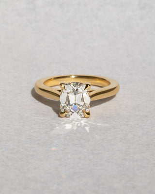 1.60 CT Cushion E/VS1 CVD Diamond Solitaire Engagement Ring