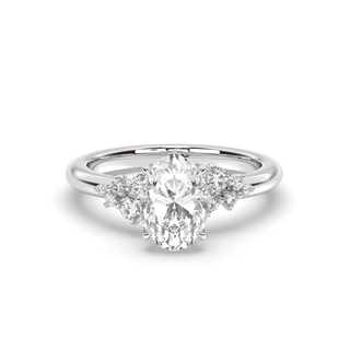 1.50 CT Oval F-VS1 Diamond Solitaire Engagement Ring