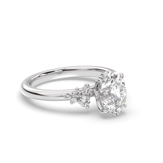 1.50 CT Oval F-VS1 Diamond Solitaire Engagement Ring