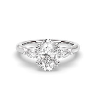 1.50 CT Oval F-VS1 Diamond Solitaire Engagement Ring