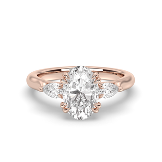 1.50 CT Oval F-VS1 Diamond Solitaire Engagement Ring