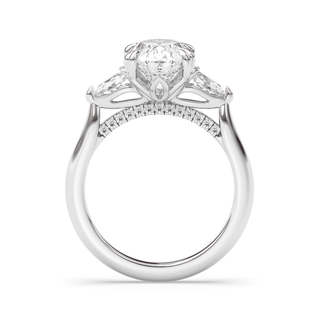 1.50 CT Oval F-VS1 Diamond Solitaire Engagement Ring